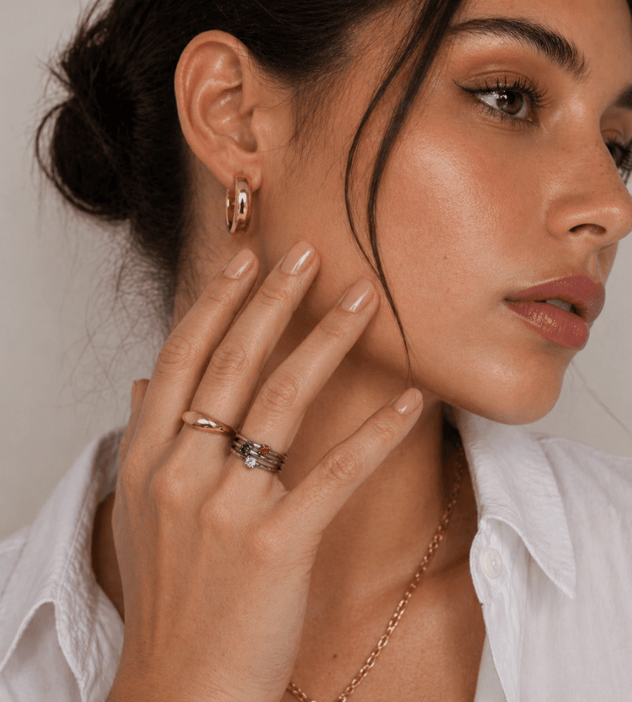 Dainty Birthstone Ring - Mireva Jewelry