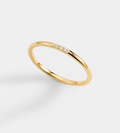 Dainty Diamond Stacking Ring - Mireva Jewelry