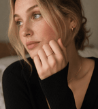 Dainty Diamond Stacking Ring - Mireva Jewelry