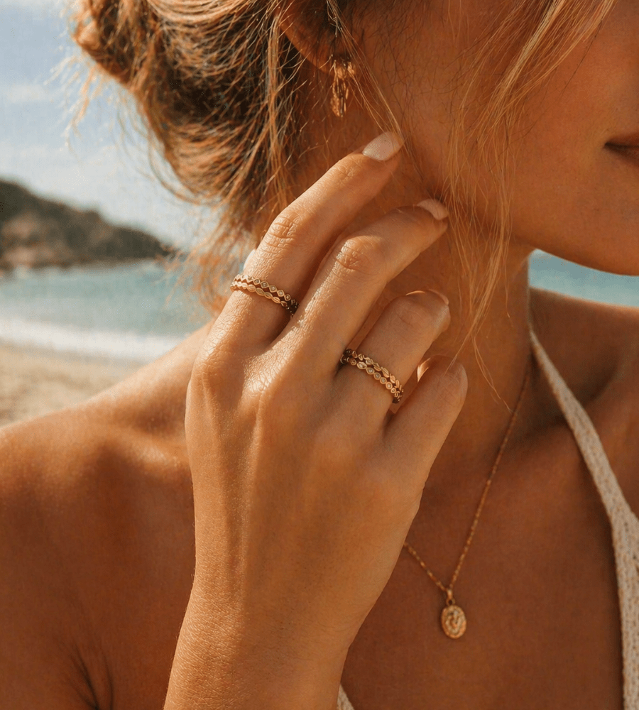 Dainty Mini Ring Set - Mireva Jewelry
