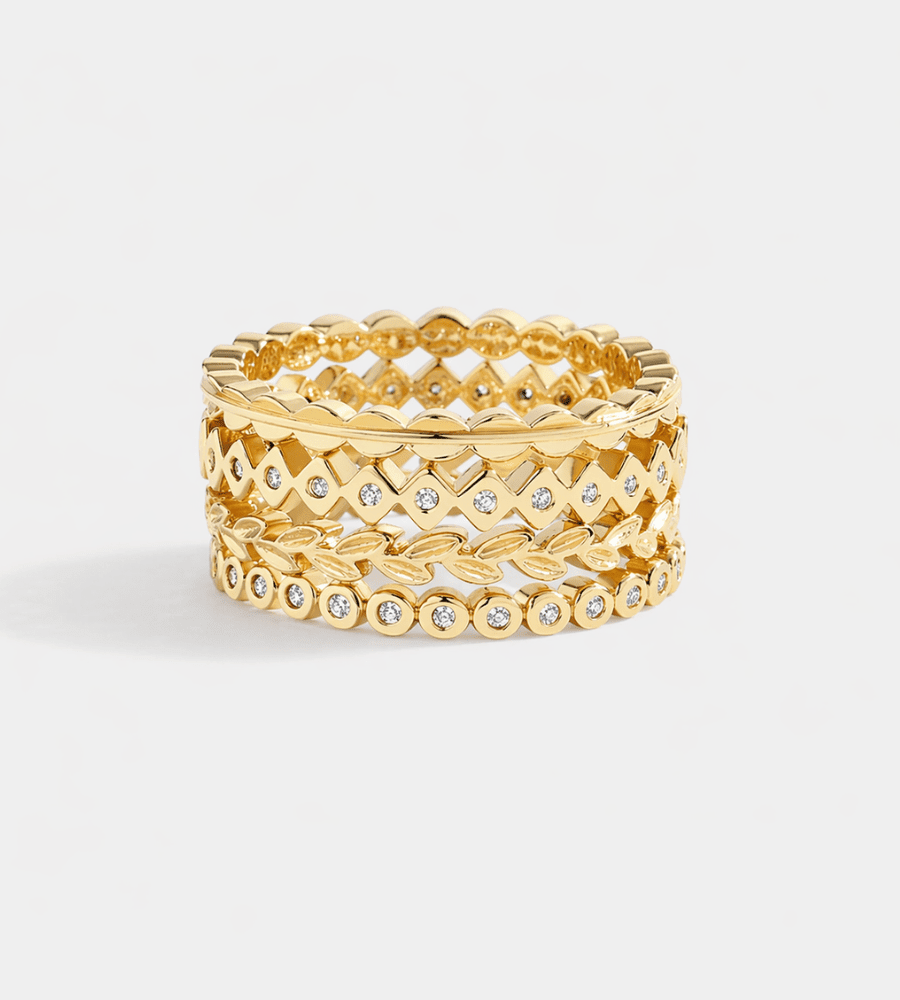 Dainty Mini Ring Set - Mireva Jewelry