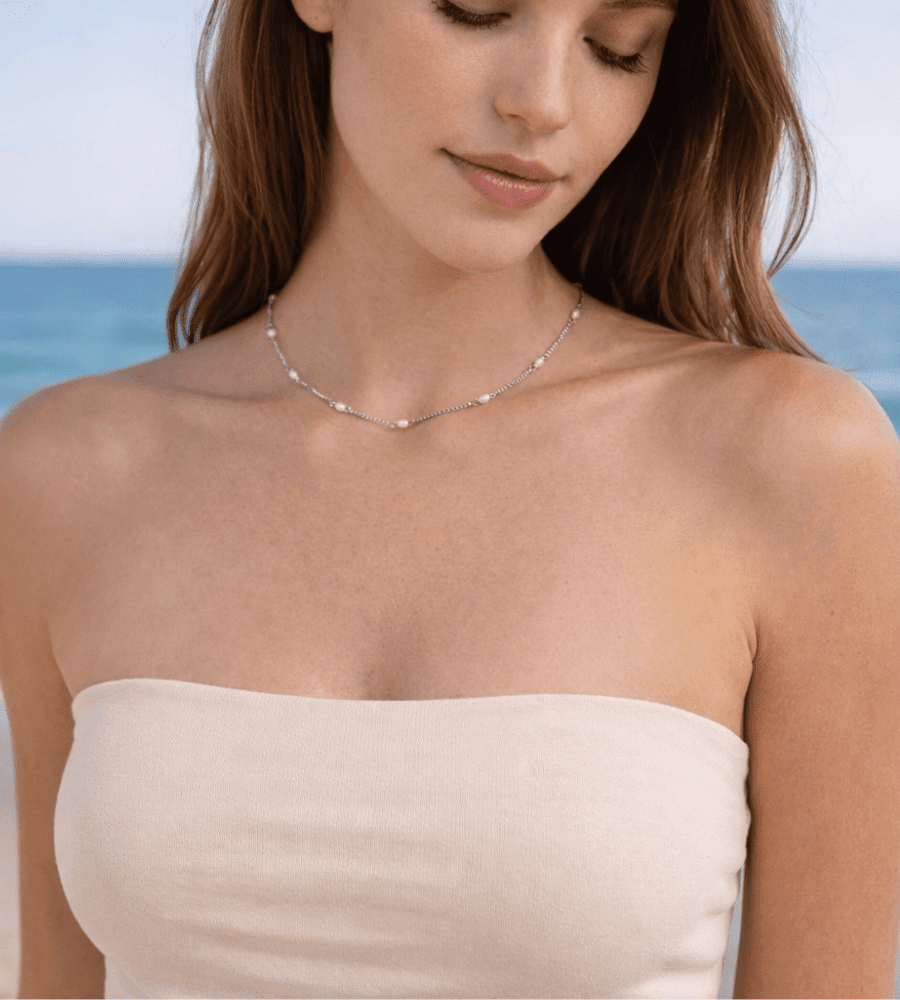 Dainty Pearl Choker - Mireva Jewelry
