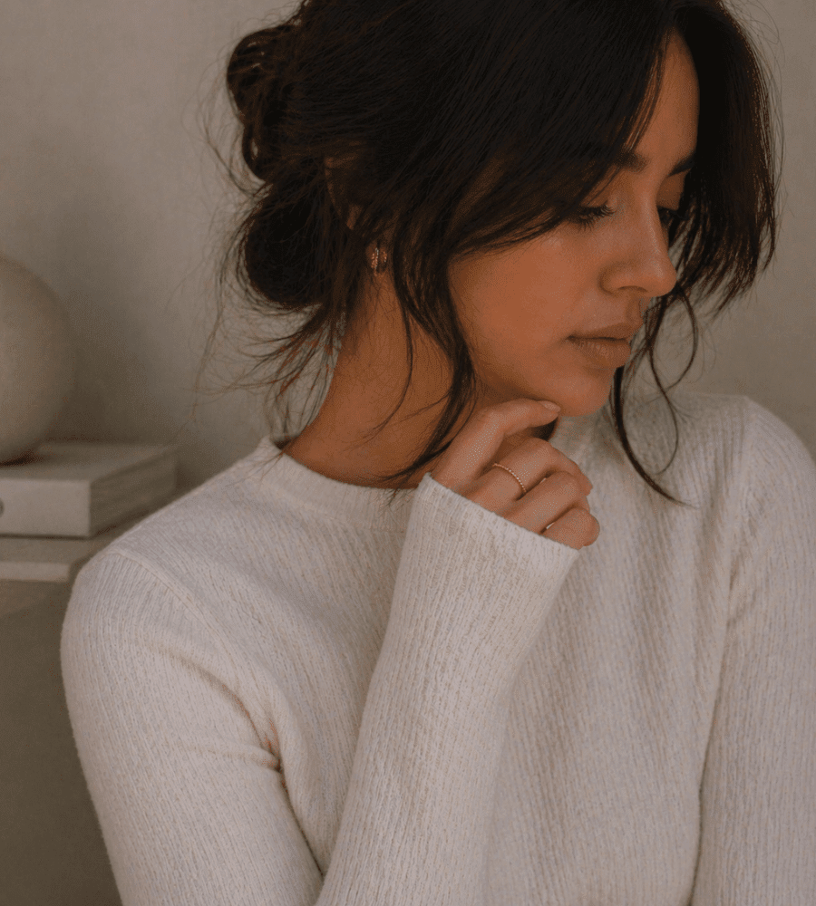 Dainty Stacking Beaded Ring - Mireva Jewelry