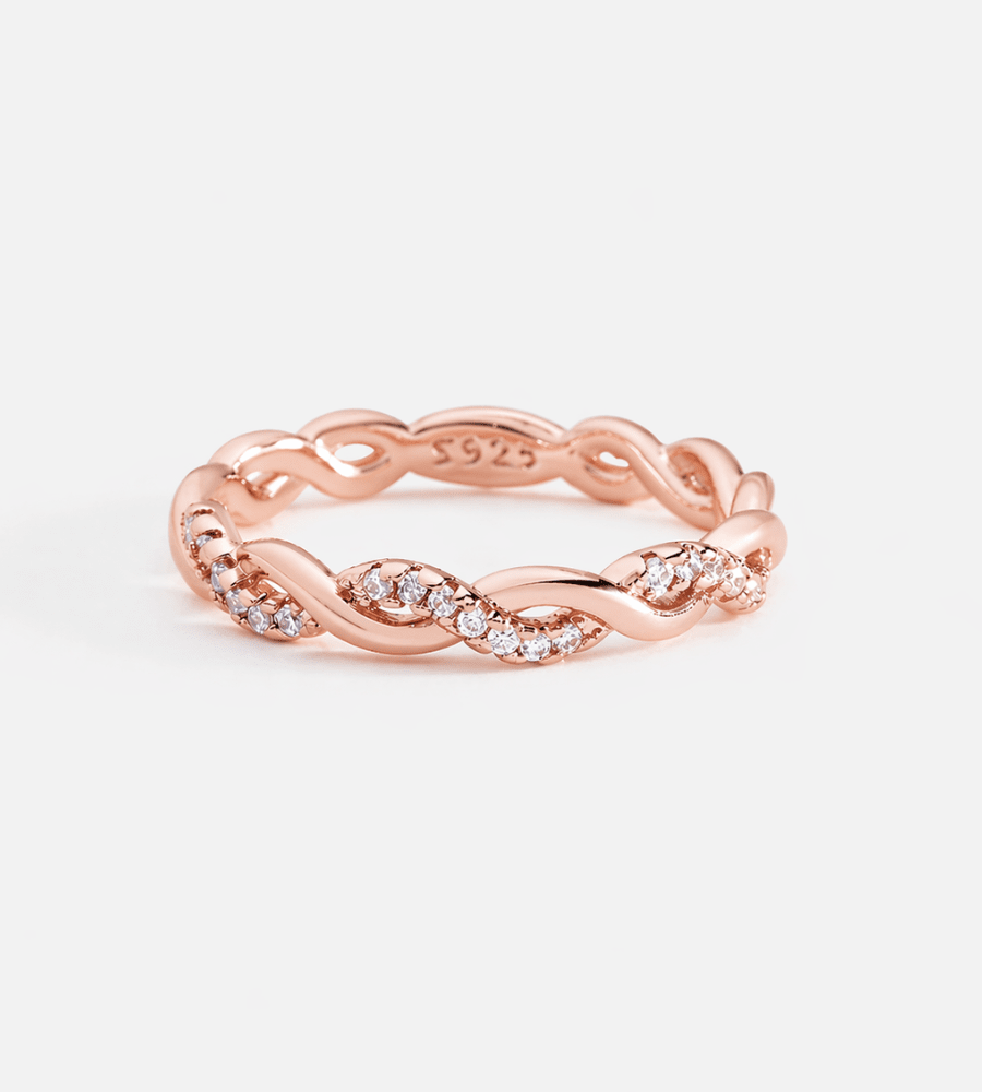 Dainty Twist Ring - Mireva Jewelry