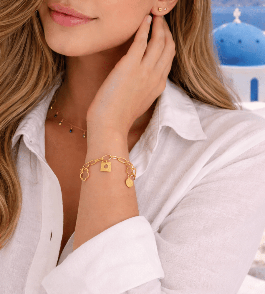 Daisy Charm Bracelet - Mireva Jewelry