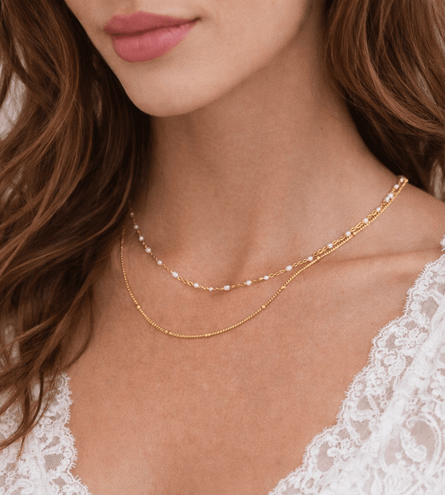 Double Beaded Choker - Mireva Jewelry