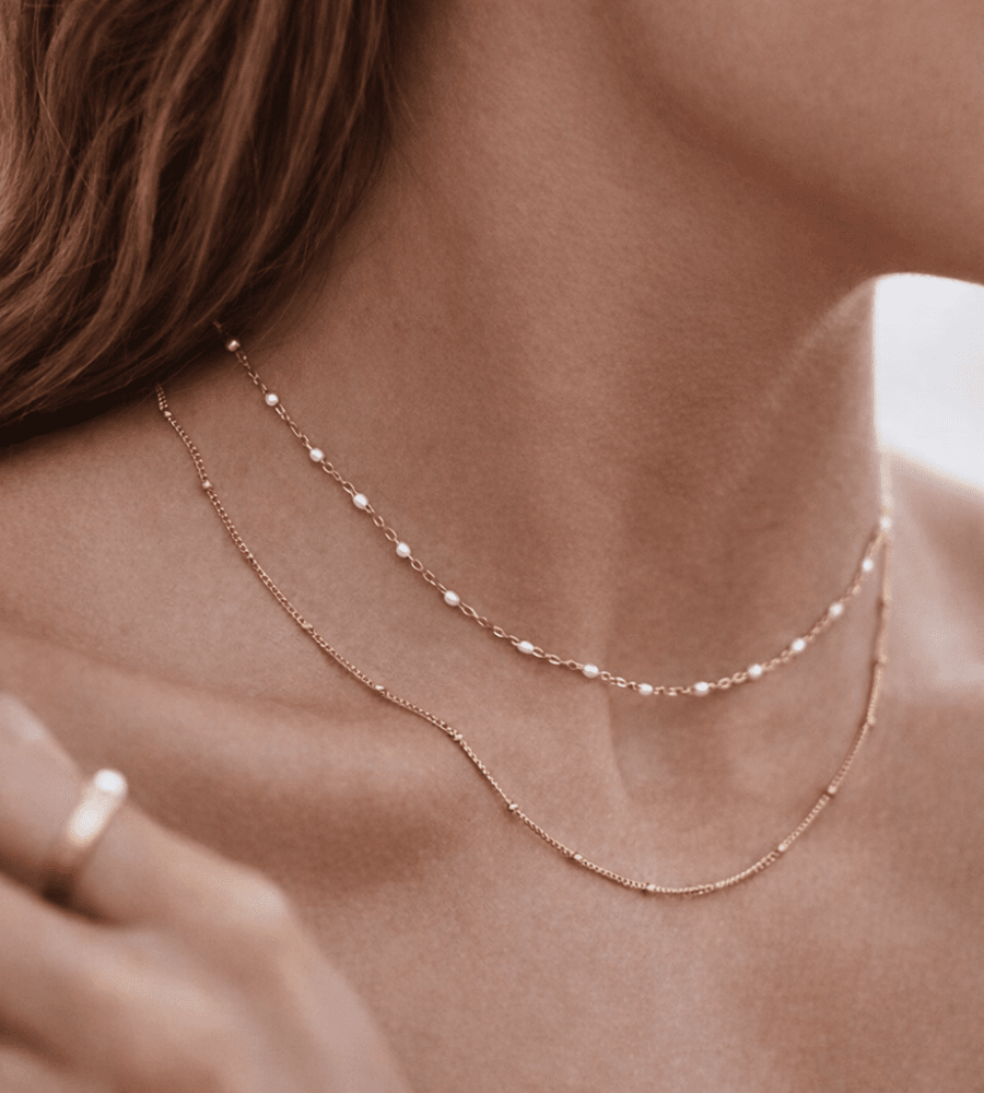 Double Beaded Choker - Mireva Jewelry