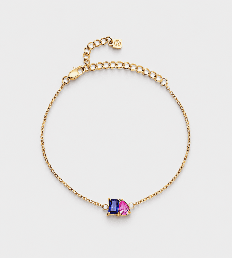 Duo Birthstone Bracelet - Mireva Jewelry