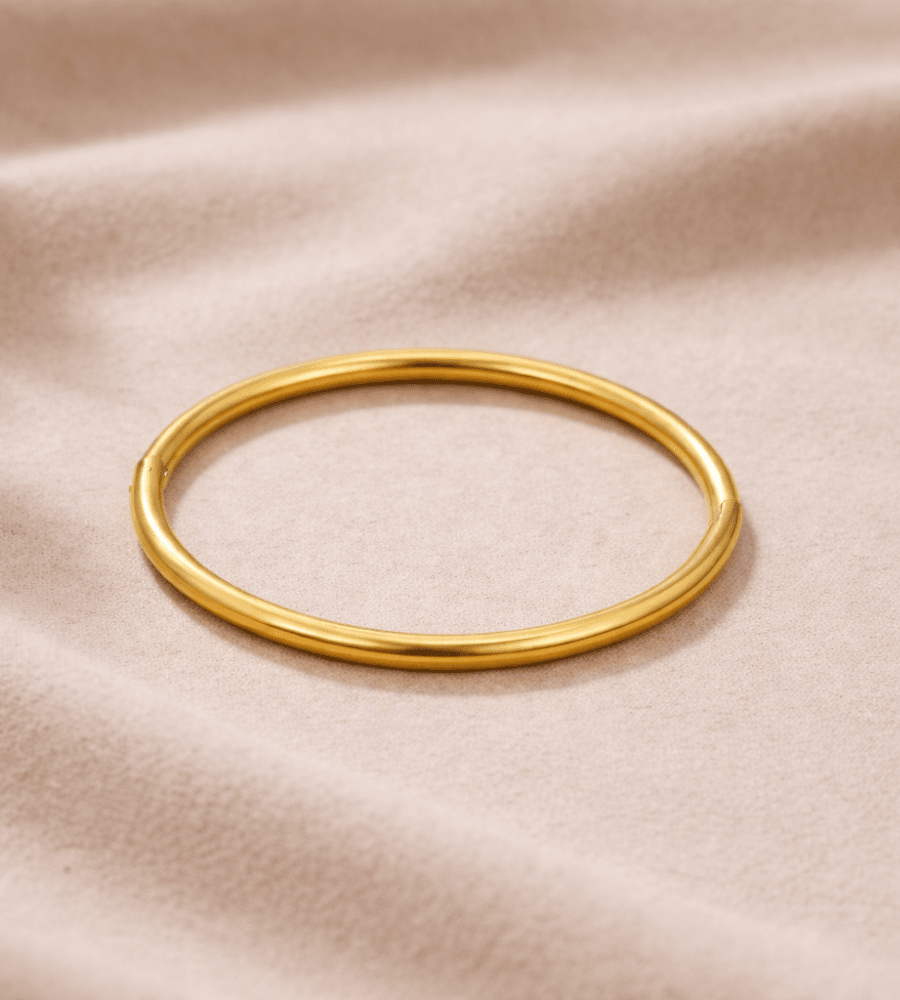 Eli Gold Bangle - Mireva Jewelry