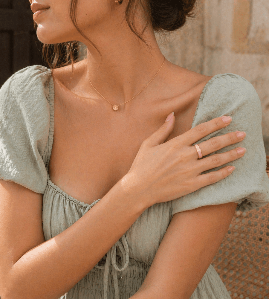 Enamel Band Ring - Mireva Jewelry