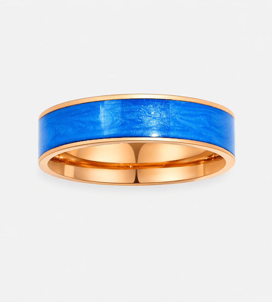 Enamel Band Ring - Mireva Jewelry