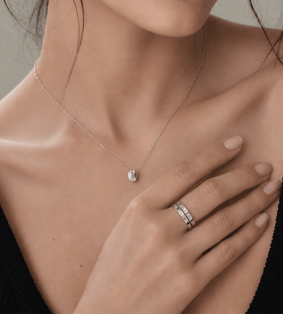 Engraved Birthstone Name Ring - Mireva Jewelry
