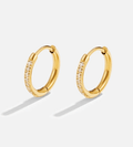 Eternity Hoop Earrings - Mireva Jewelry