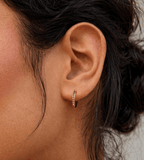 Eternity Hoop Earrings - Mireva Jewelry
