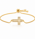 Faith Cross Charm Bracelet - Mireva Jewelry