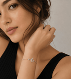 Faith Cross Charm Bracelet - Mireva Jewelry