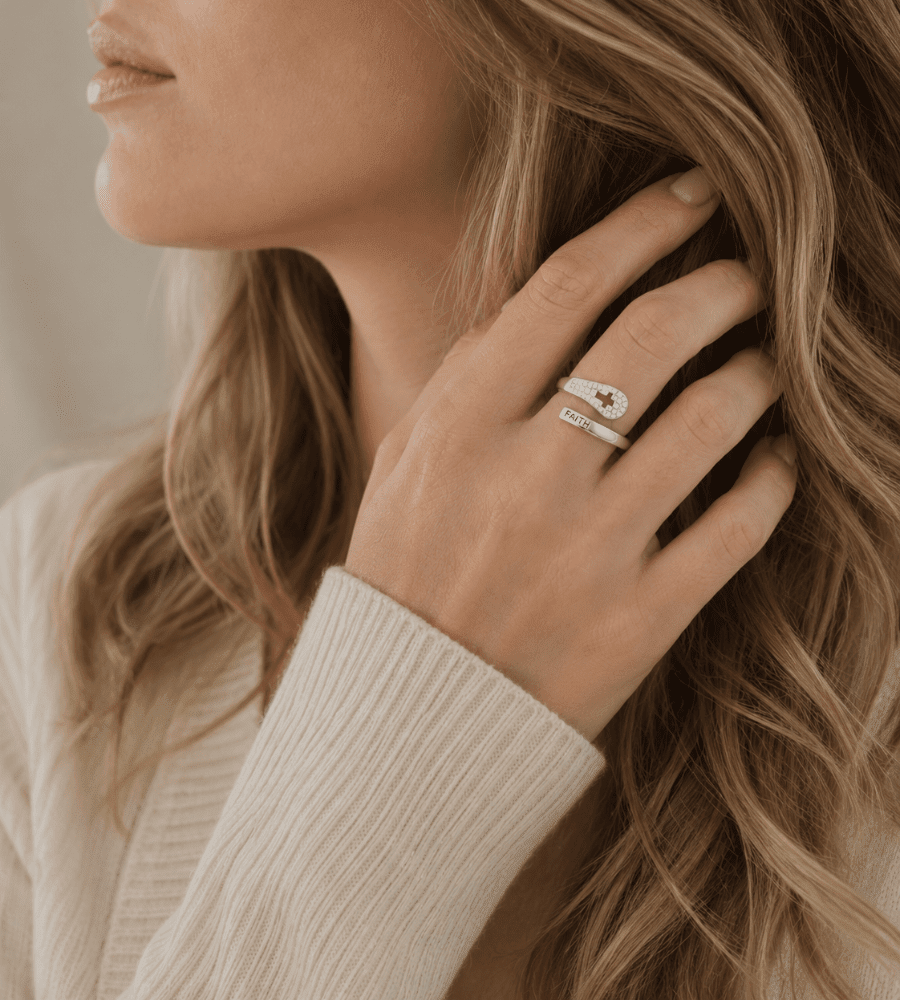 Faith Statement Ring - Mireva Jewelry
