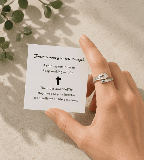 Faith Statement Ring - Mireva Jewelry
