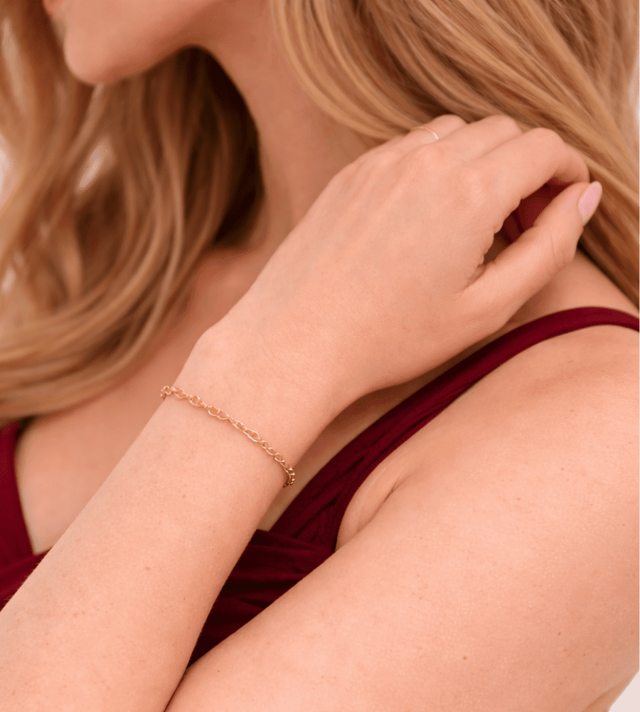Figaro Knot Chain Bracelet - Mireva Jewelry