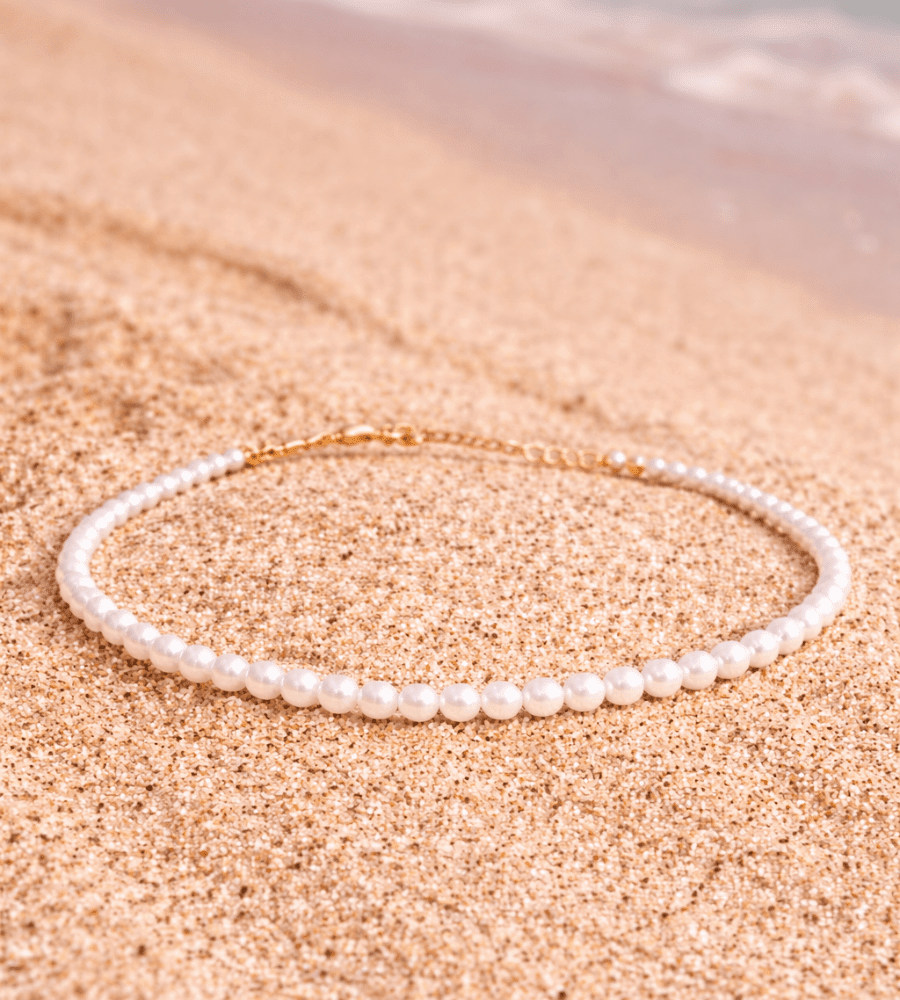 Fiji Pearl Anklet - Mireva Jewelry