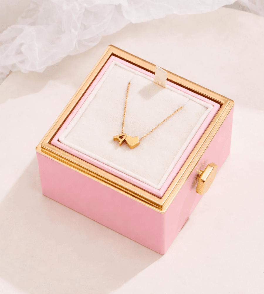 Forever Letter Gold Necklace - Mireva Jewelry