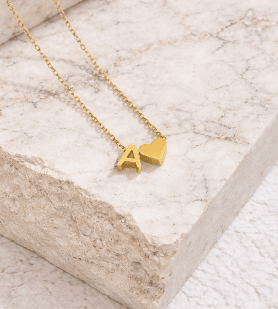 Forever Letter Gold Necklace - Mireva Jewelry