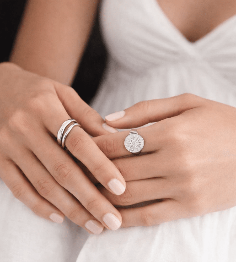 Gemini Stackable Rings - Mireva Jewelry
