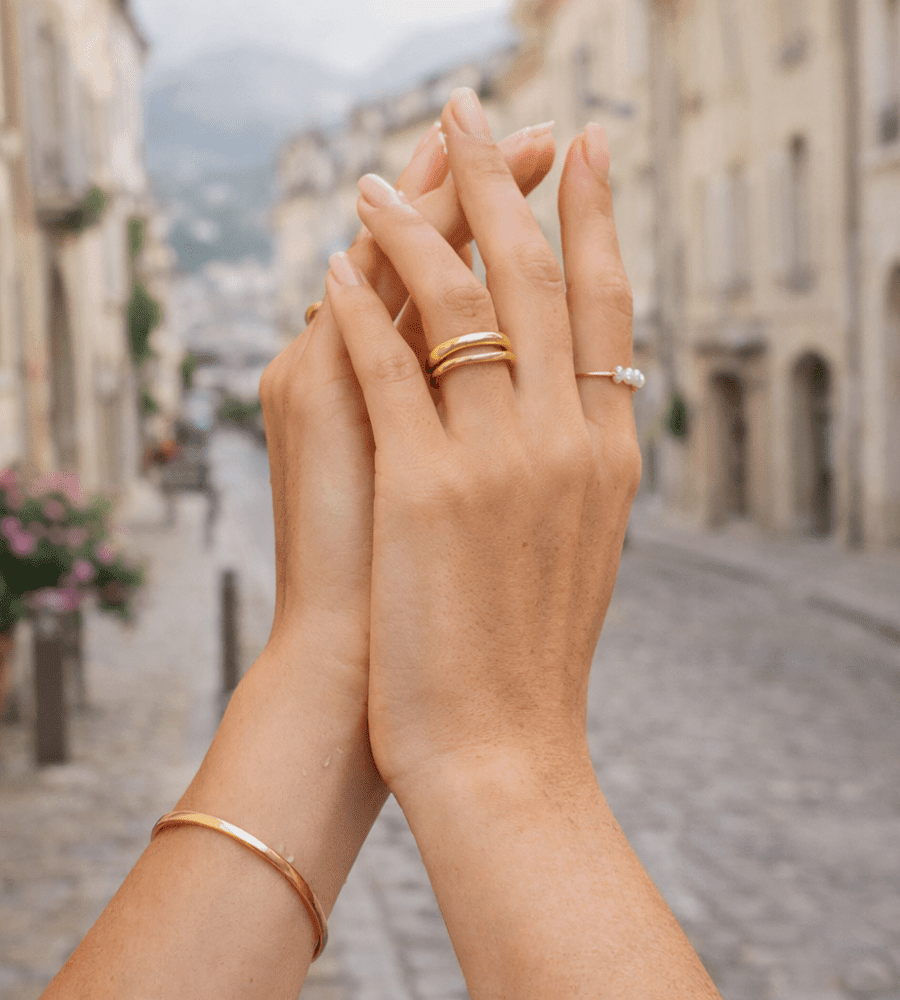 Gemini Stackable Rings - Mireva Jewelry