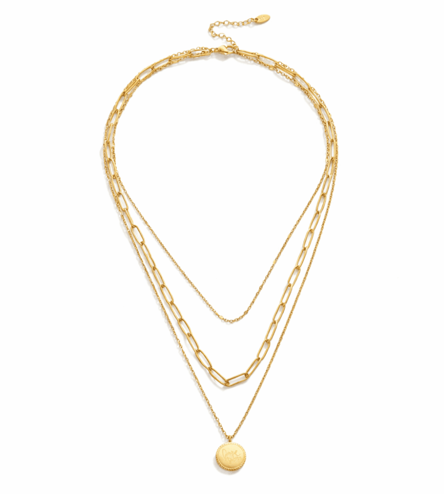 Geya Layered Necklace - Mireva Jewelry