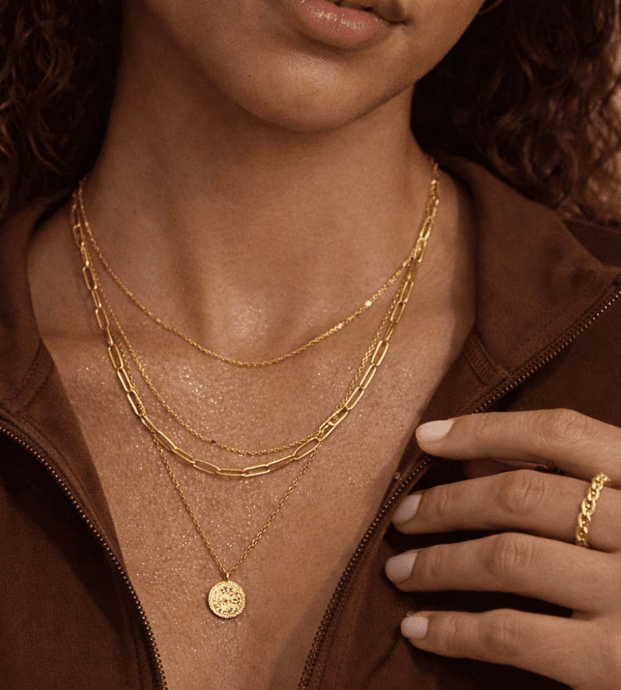 Geya Layered Necklace - Mireva Jewelry