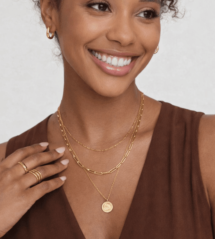 Geya Layered Necklace - Mireva Jewelry