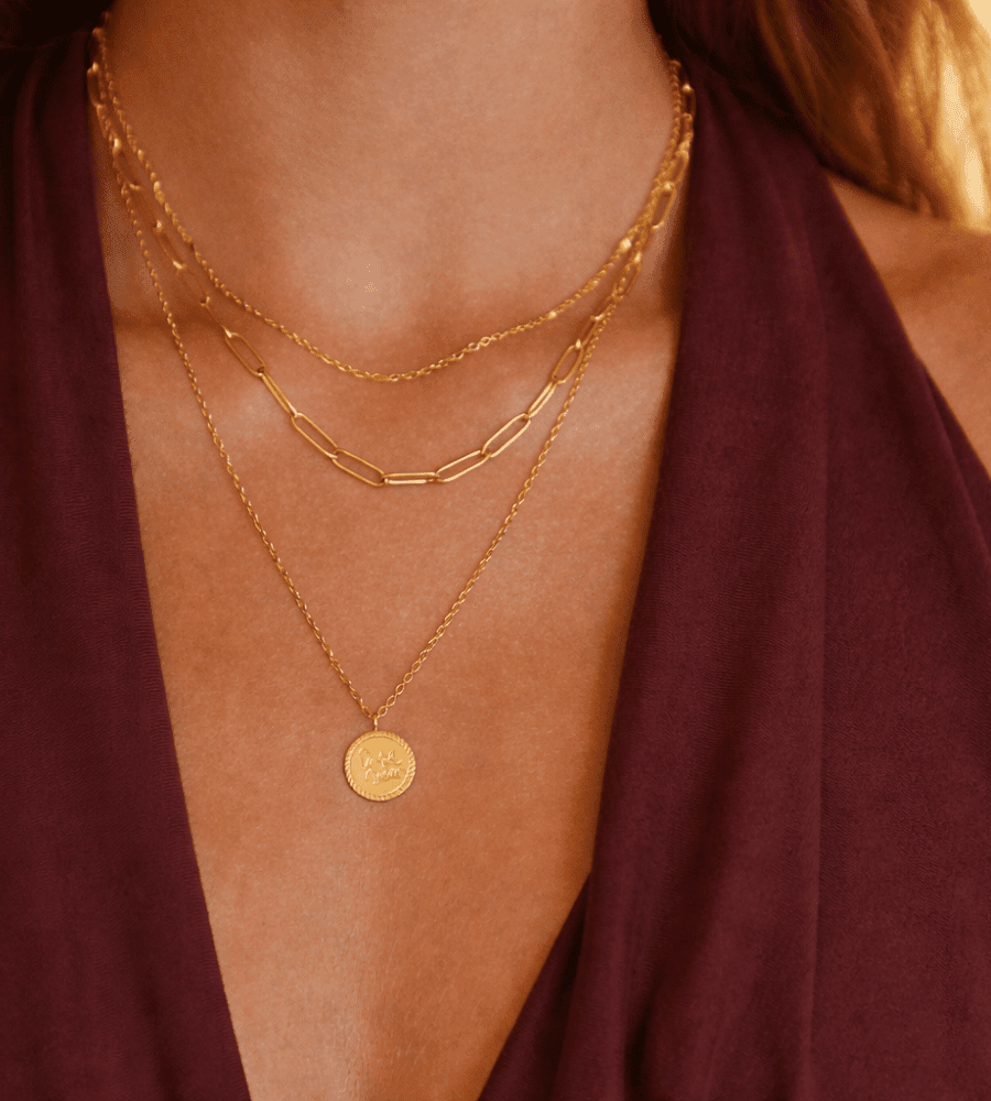 Geya Layered Necklace - Mireva Jewelry