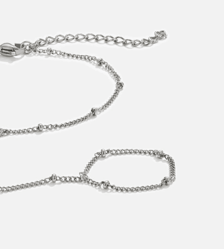 Gold Hand Chain Bracelet - Mireva Jewelry
