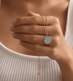 Golden Cross Pendant Necklace - Mireva Jewelry