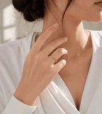 Hammered Band Ring - Mireva Jewelry