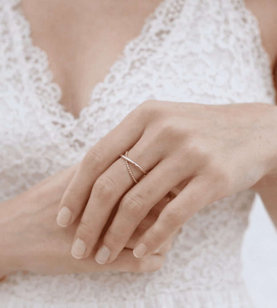Harmony Double Ring - Mireva Jewelry