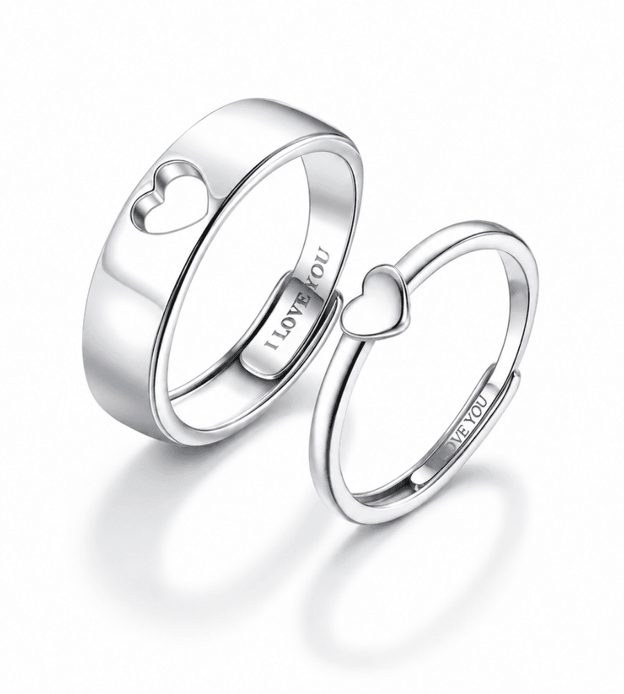 Heart Duo Ring - Mireva Jewelry