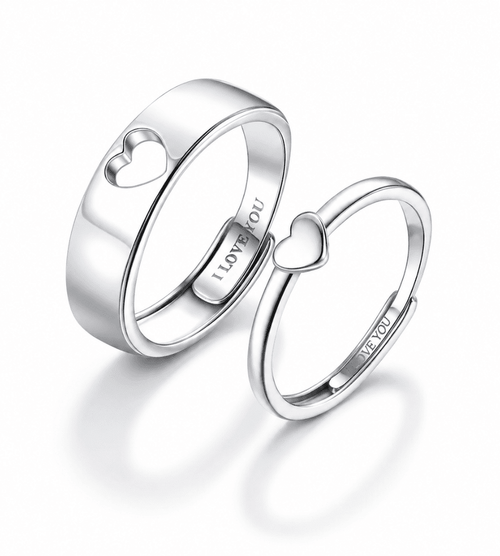 Heart Duo Ring - Mireva Jewelry