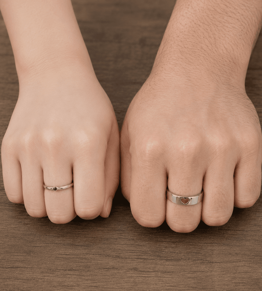 Heart Duo Ring - Mireva Jewelry