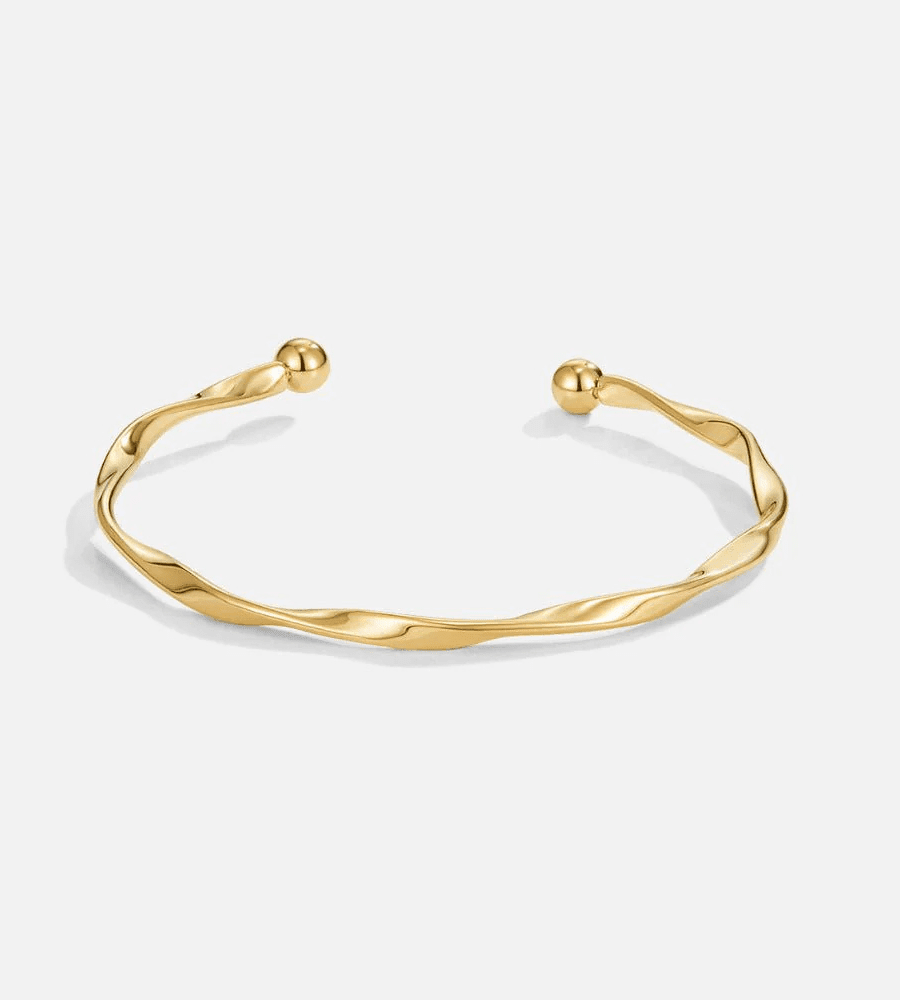 Imari Twisted Bangle - Mireva Jewelry