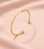 Imari Twisted Bangle - Mireva Jewelry