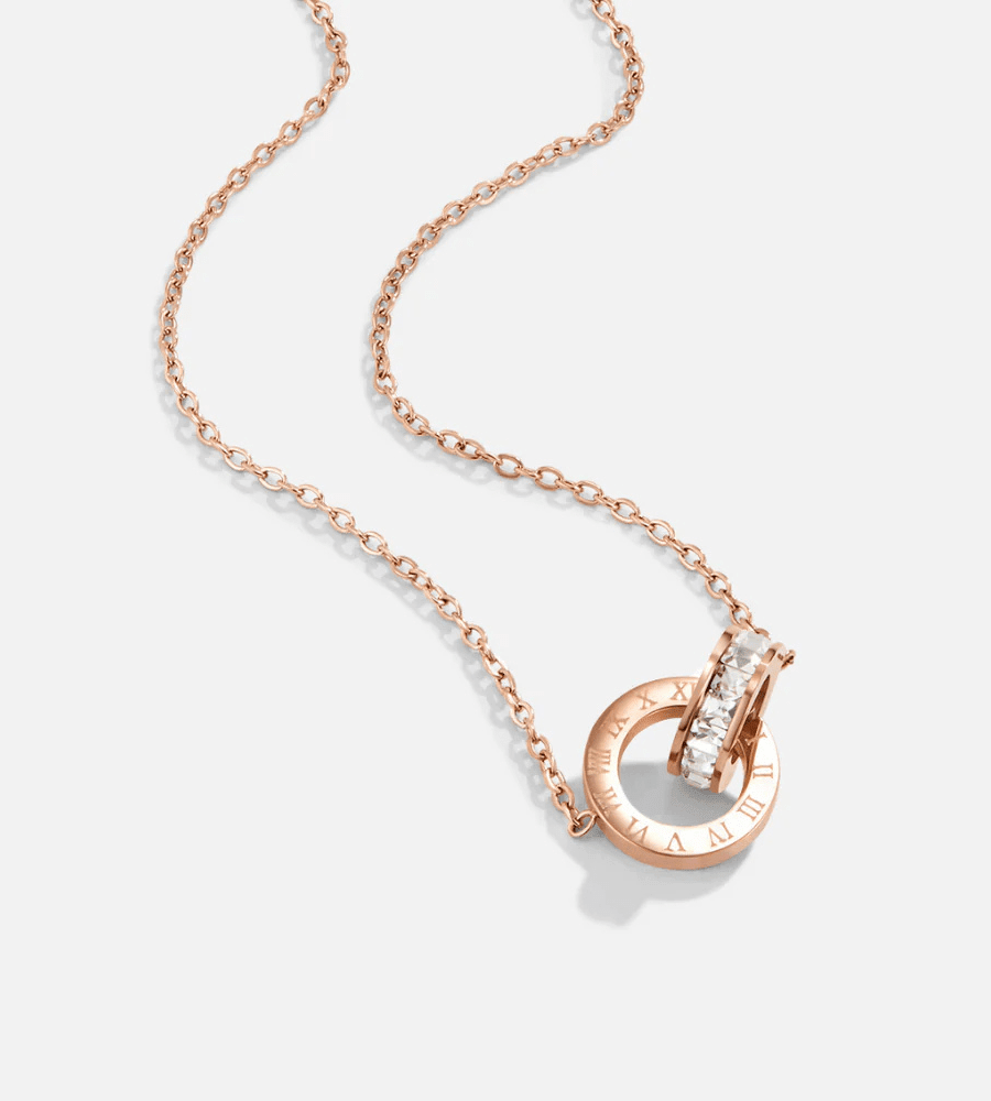 Infinity Rose Necklace - Mireva Jewelry