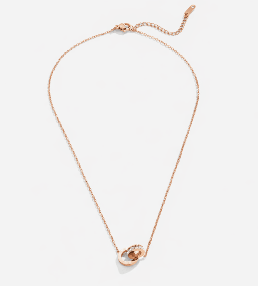 Infinity Rose Necklace - Mireva Jewelry