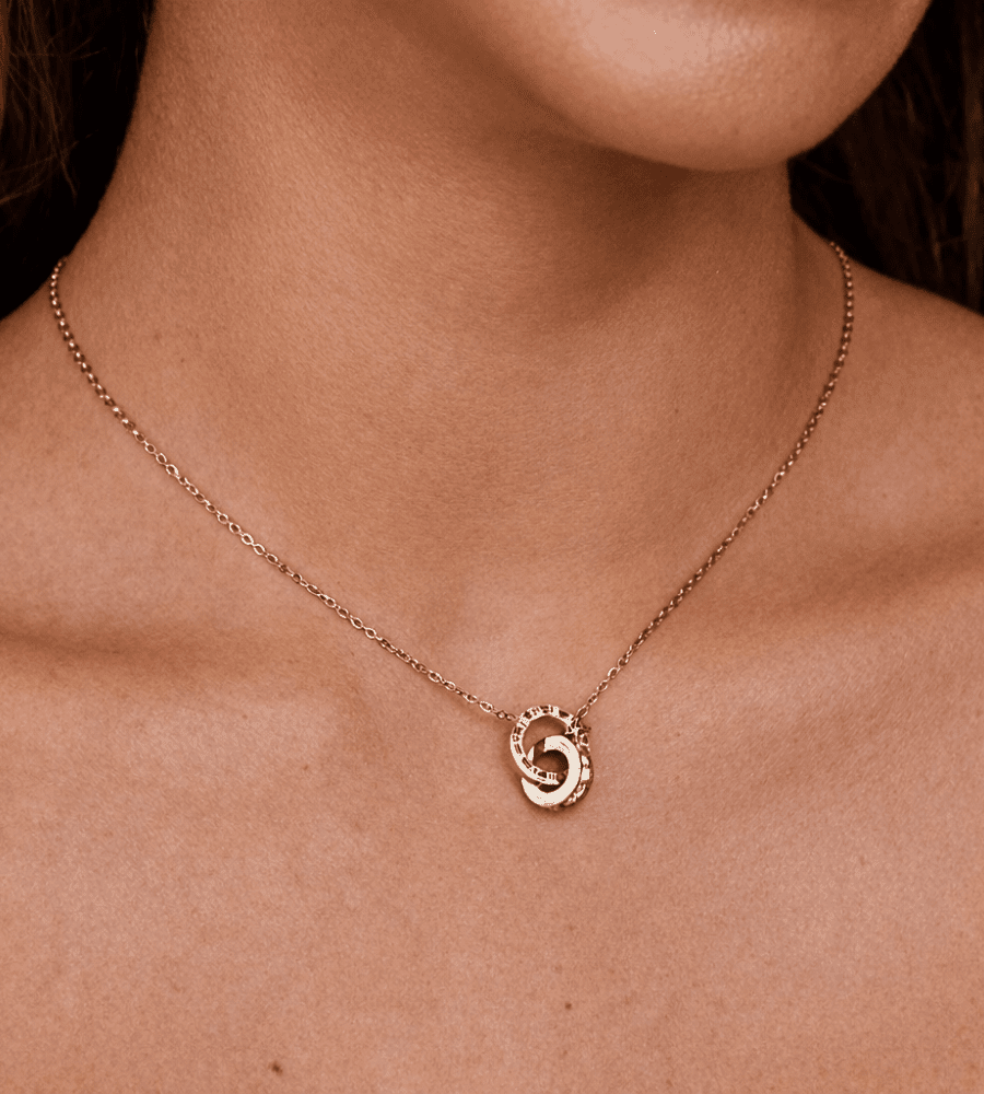 Infinity Rose Necklace - Mireva Jewelry