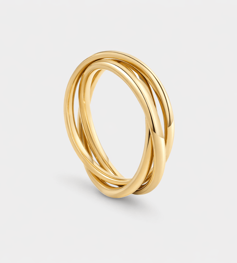 Interlocking Fidget Ring - Mireva Jewelry