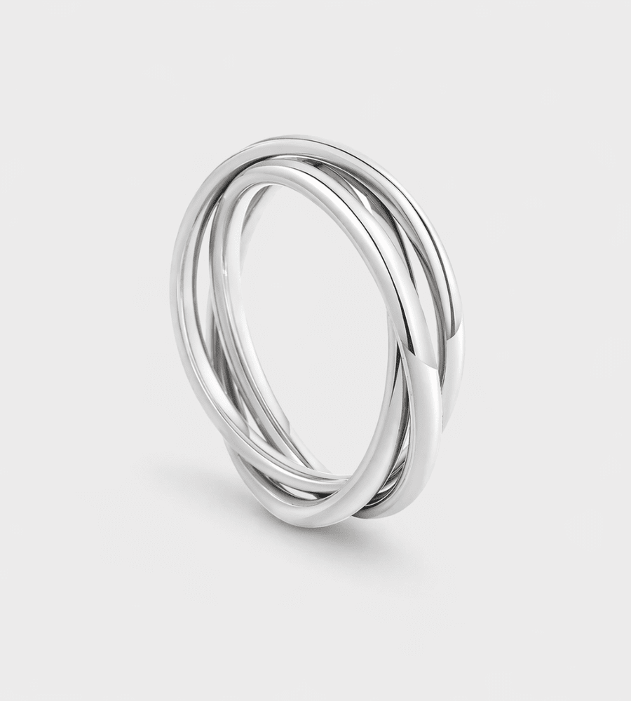 Interlocking Fidget Ring - Mireva Jewelry