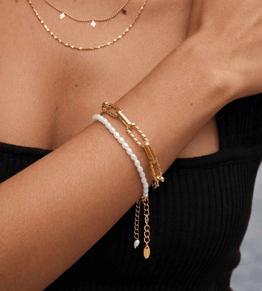 Jihan Chunky Bracelet - Mireva Jewelry