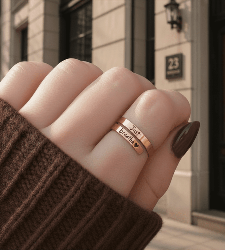 Just Breathe Ring - Mireva Jewelry