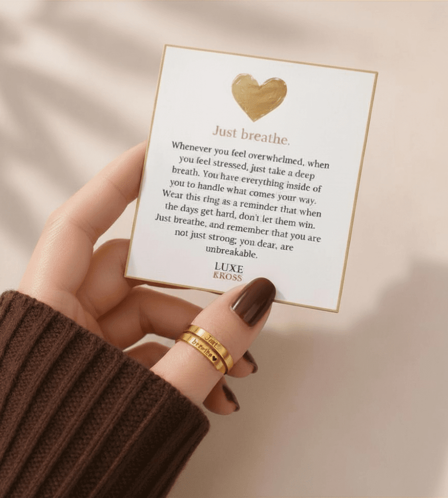 Just Breathe Ring - Mireva Jewelry