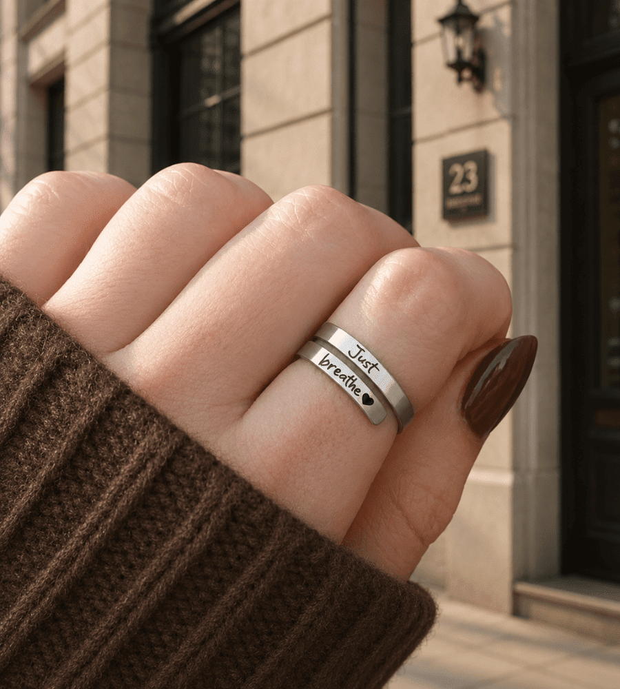 Just Breathe Ring - Mireva Jewelry